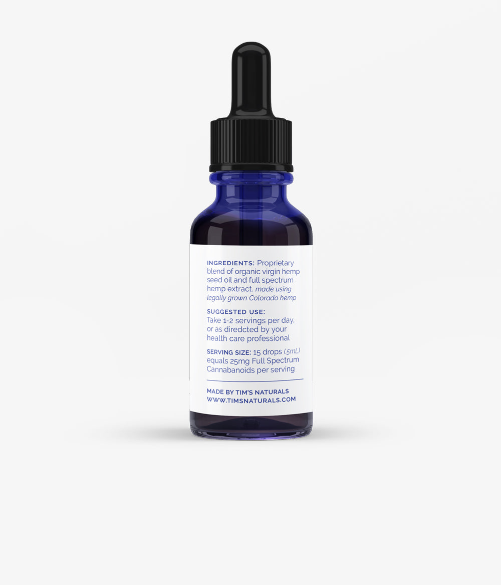 Tim's Hemp Extract - CBD Oil