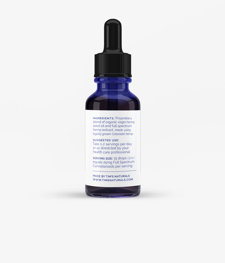 Tim's Hemp Extract - CBD Oil