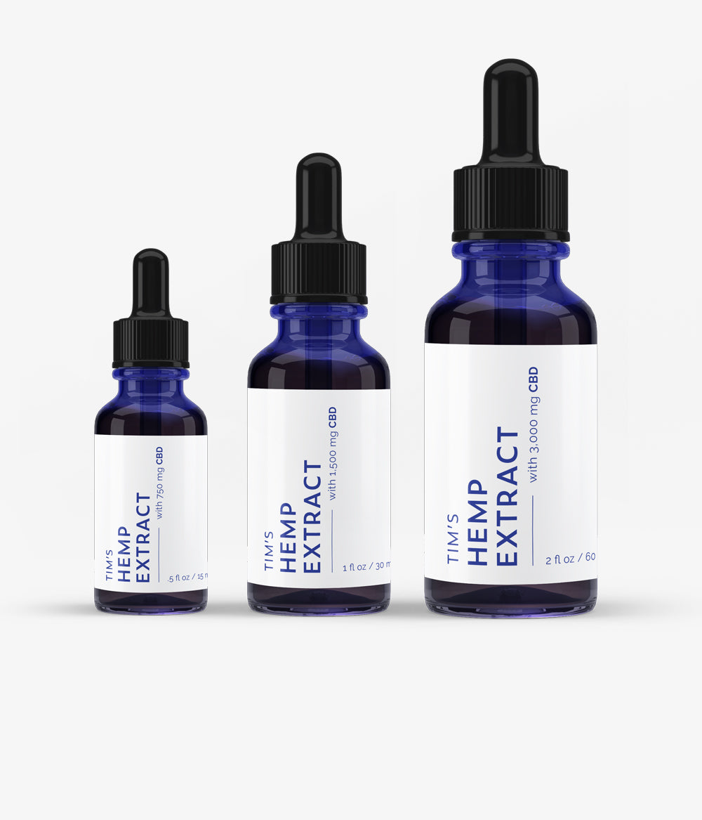 Tim's Hemp Extract - CBD Oil