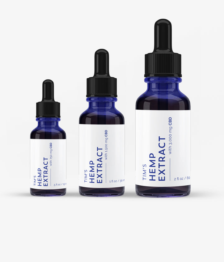 Tim's Hemp Extract - CBD Oil
