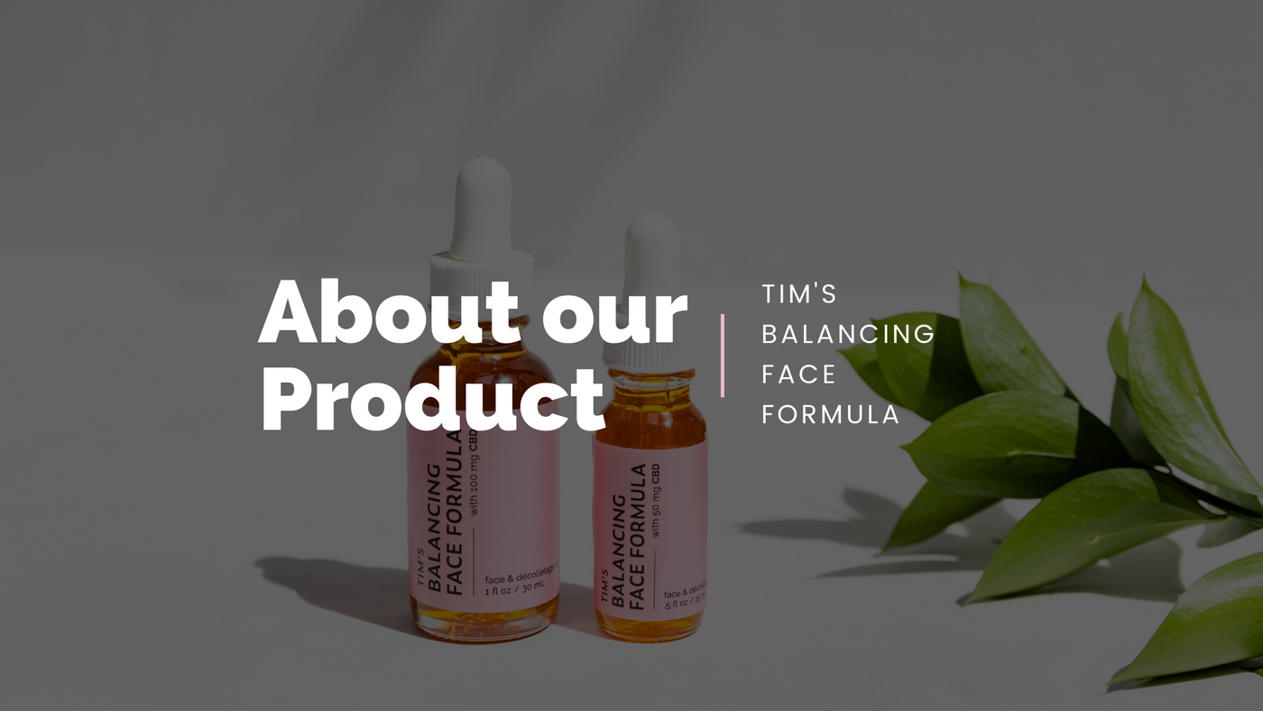 About our Product: Tim's Balancing Face Formula