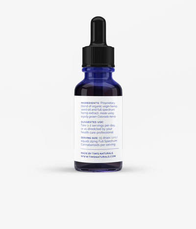Tim's Hemp Extract - CBD Oil